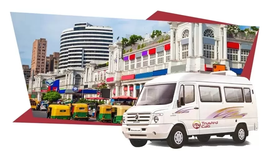 Tempo Traveller on Rent in Noida, Hire Tempo Traveller on rent in Noida for Outstation @ Rs. 24/Km